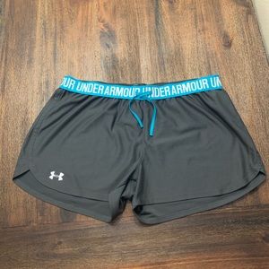 Under Armour grey drawstring shorts